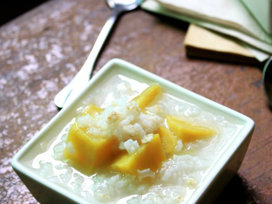 红薯麦片粥