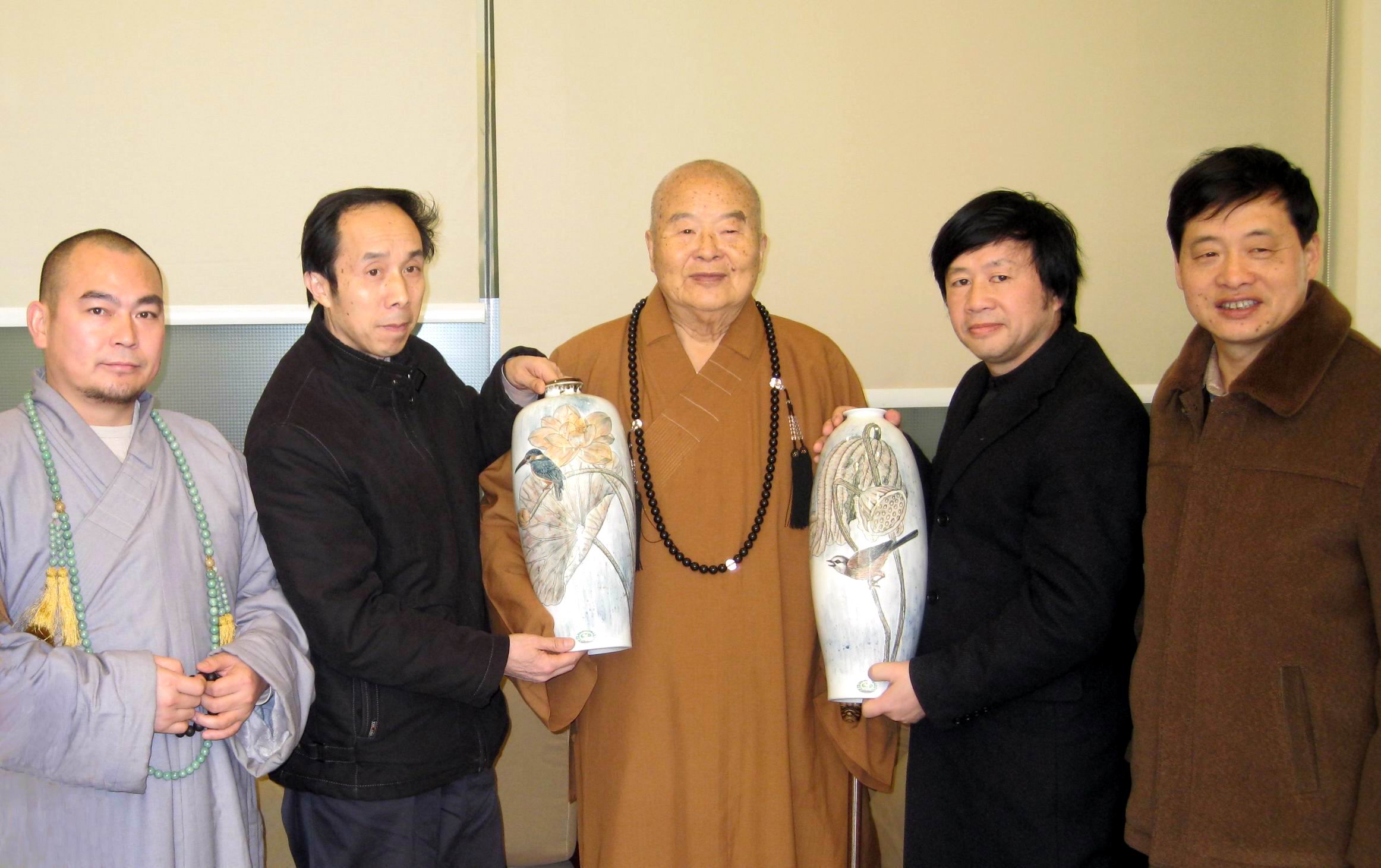 星云法师珍藏国大师易武的《荷韵》《荷趣》 星云法师珍藏国大师易武的《荷韵》《荷趣》