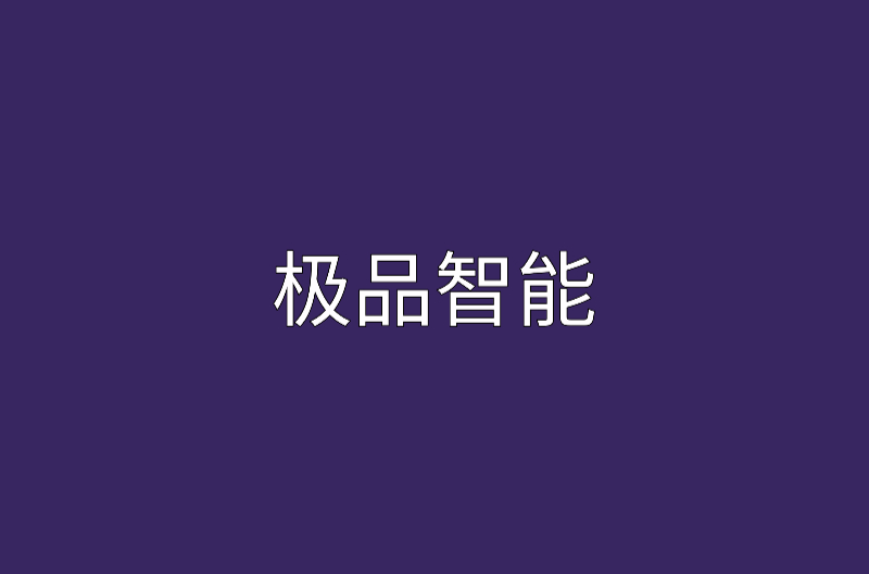 极品智慧型