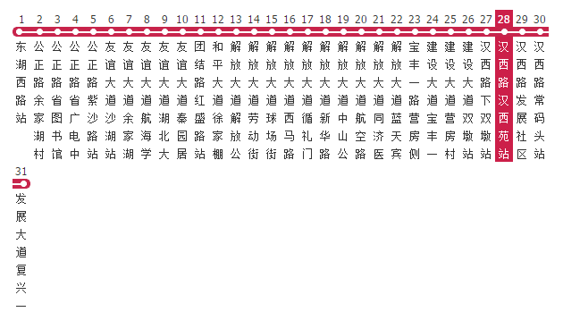 武汉公交802路