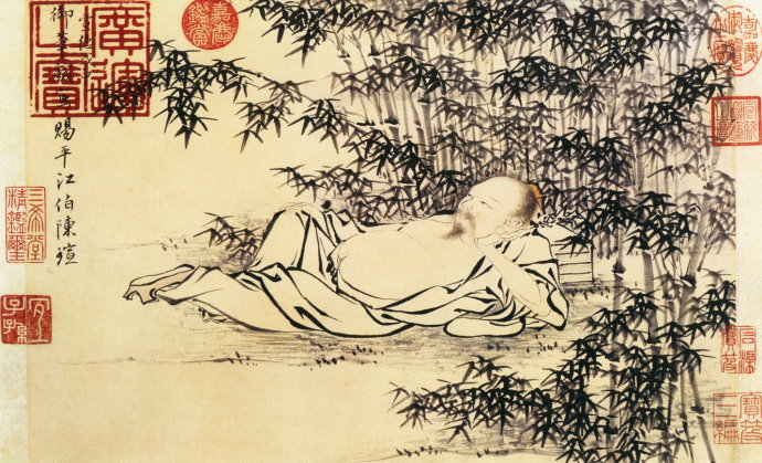 明宣宗《武侯高卧图》