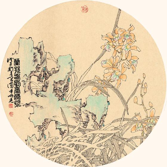 胡竹雨竹雨墨兰系列-优画库 胡竹雨竹雨墨兰系列-优画库