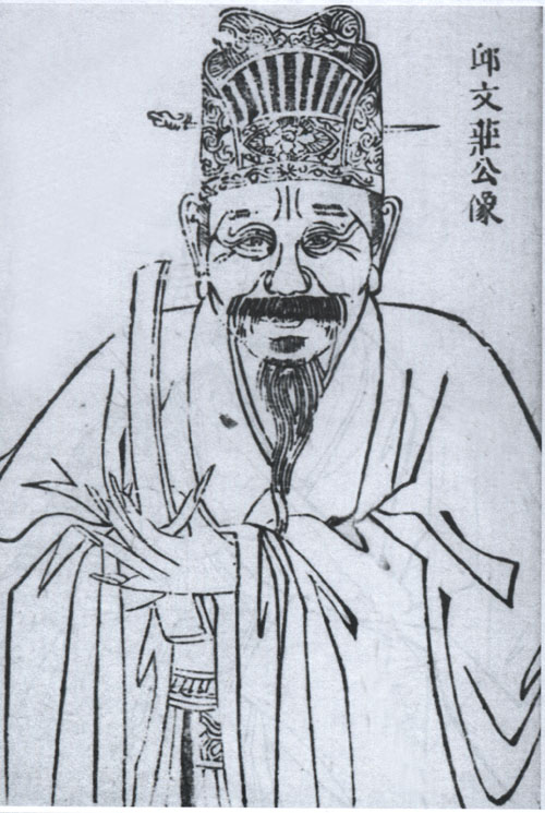 邱文庄公(丘濬)像 邱文庄公(丘濬)像