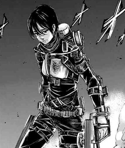 漫画101话中的三笠 漫画101话中的三笠