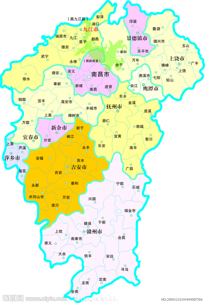 江西地图