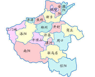 河南地图