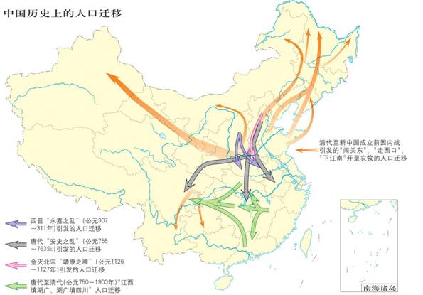 中国人口迁移 中国人口迁移