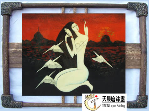 天晨磨漆画 天晨磨漆画