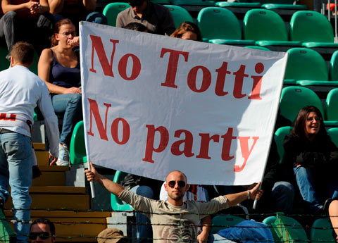 NO TOTTI,NO PARTY NO TOTTI,NO PARTY