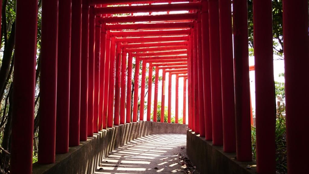 福德稻荷神社“千本鸟居” 福德稻荷神社“千本鸟居”