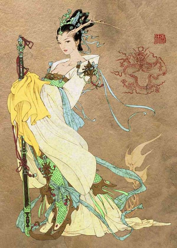 妖兽 龙女 妖兽 龙女