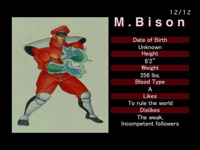 街霸2的维加(美版m.bison) 街霸2的维加(美版m.bison)