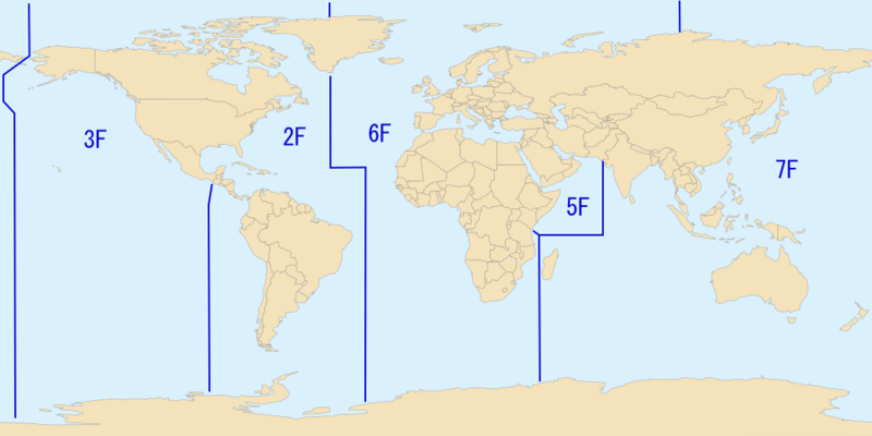 美国海军区域分布图