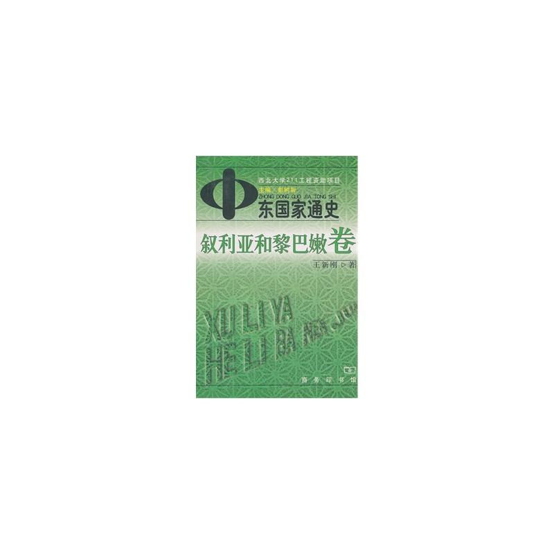 中东国家通史：叙利亚和黎巴嫩卷