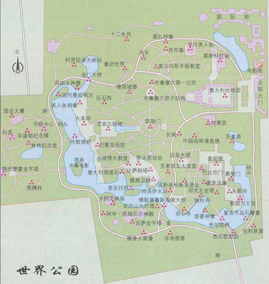 公园地图 公园地图