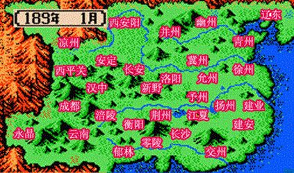 霸王的大陆30城市分布 霸王的大陆30城市分布