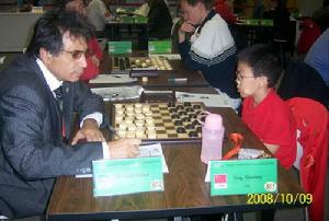 国际跳棋比赛中 国际跳棋比赛中