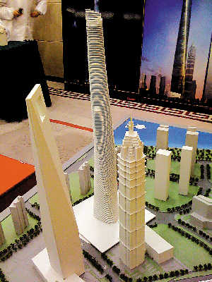“上海中心”龙型建筑方案 “上海中心”龙型建筑方案