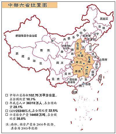 中部地区 中部地区