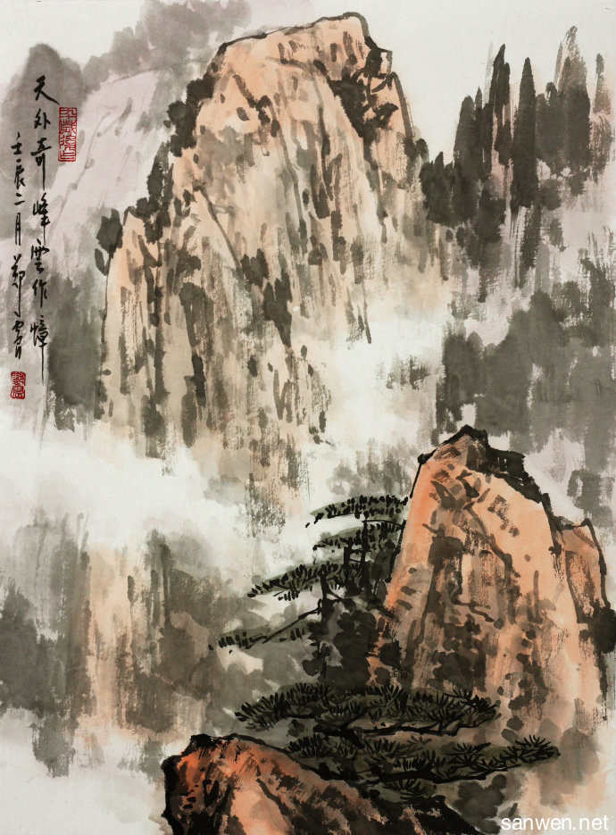 中国山水画(以山川自然景观为主要描写对象的中国画) 中国山水画(以山川自然景观为主要描写对象的中国画)