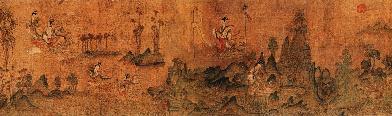 东晋 顾恺之《洛神赋图》局部 东晋 顾恺之《洛神赋图》局部