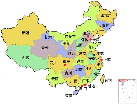 中国地图 中国地图