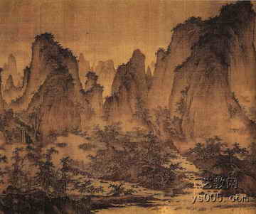 五代 董源山水画作品 五代 董源山水画作品