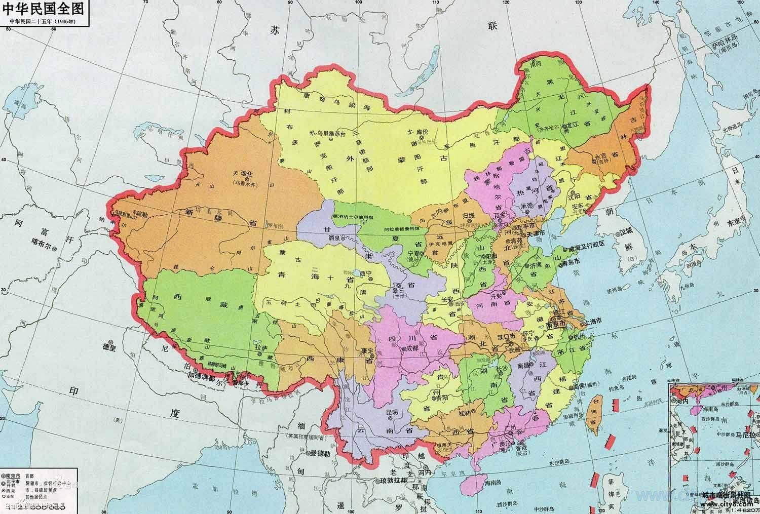 中国历史地图 中国历史地图