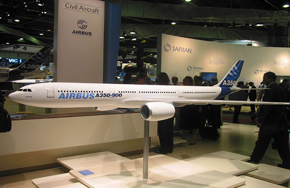 中国公司与空客签署协定正式参与A350製造 中国公司与空客签署协定正式参与A350製造