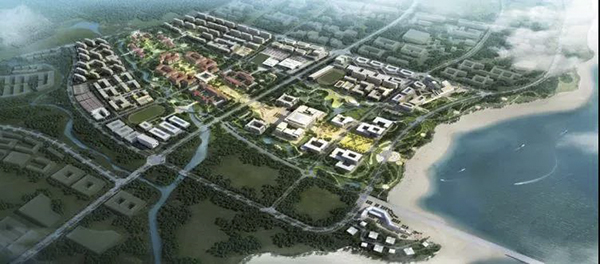 中国海洋大学西海岸校区总体规划图 中国海洋大学西海岸校区总体规划图