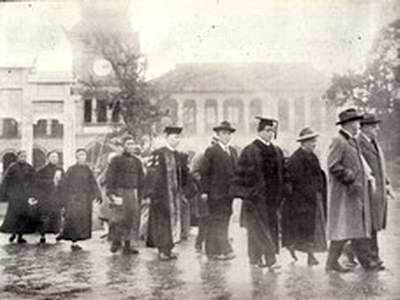 1929年圣约翰授予杰出人士荣誉博士学位现场 1929年圣约翰授予杰出人士荣誉博士学位现场