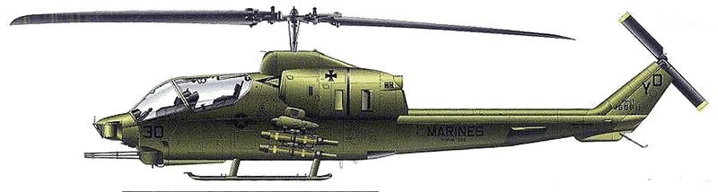 AH-1T在垂尾下方增加了一小片尾鳍 AH-1T在垂尾下方增加了一小片尾鳍