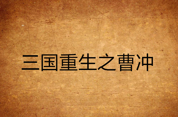 三国重生之曹沖