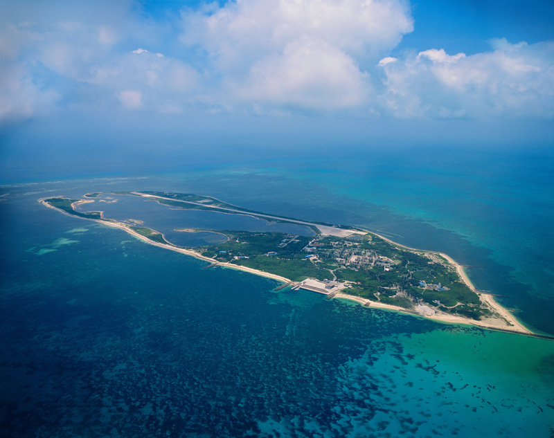 东沙群岛海洋研究中心航拍 东沙群岛海洋研究中心航拍