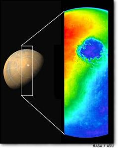 红外摄像机拍下的火星图像 红外摄像机拍下的火星图像