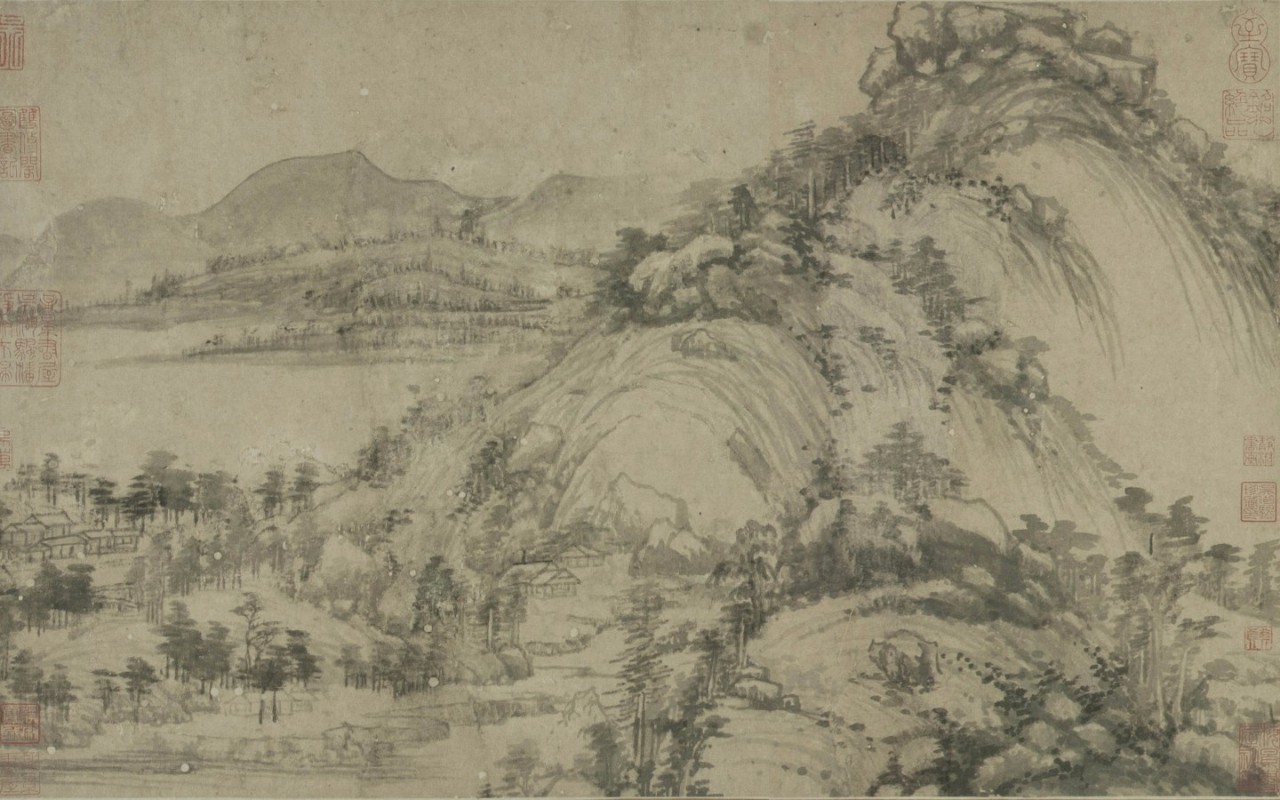 元·黄公望《富春山居图》 元·黄公望《富春山居图》