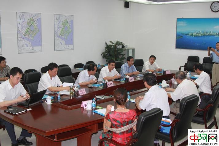 中阿交流协会代表团赴滨海旅游区参观考察 中阿交流协会代表团赴滨海旅游区参观考察