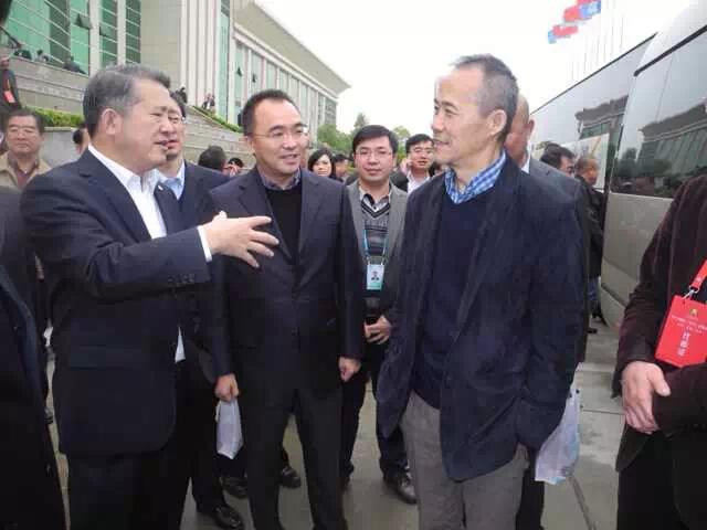 王石、陈东升等到访 王石、陈东升等到访