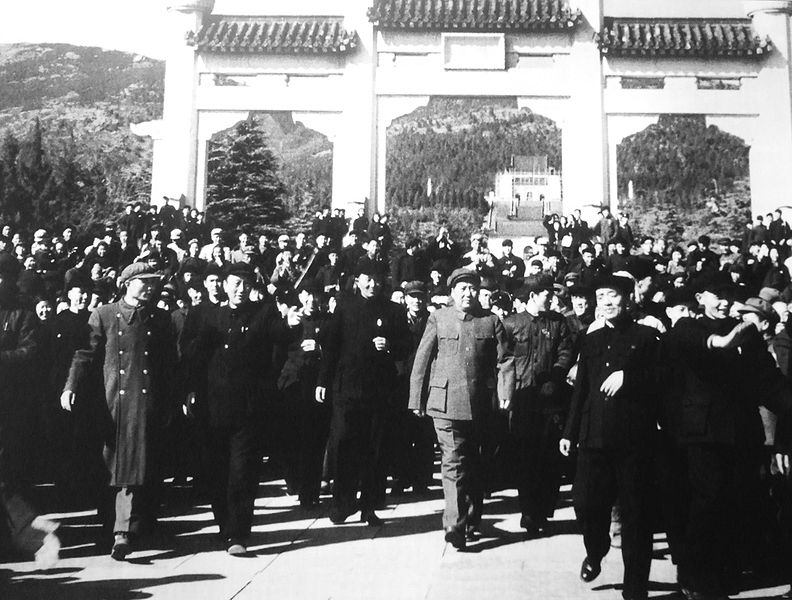 1953年,毛泽东谒陵 1953年,毛泽东谒陵