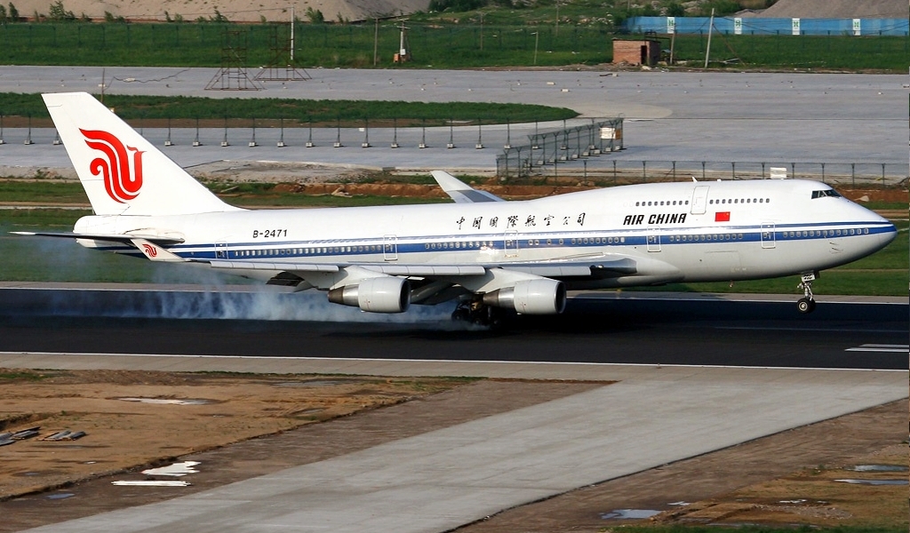 国航波音747-400客机 国航波音747-400客机