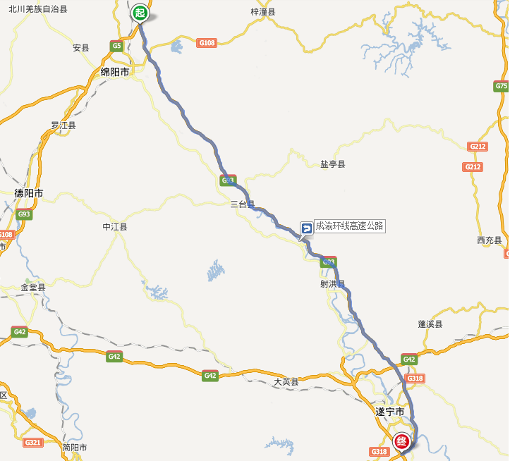 绵遂高速公路 绵遂高速公路
