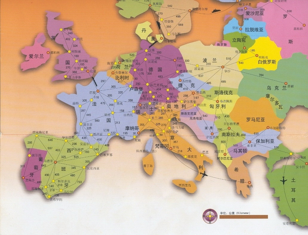 欧洲地图 欧洲地图