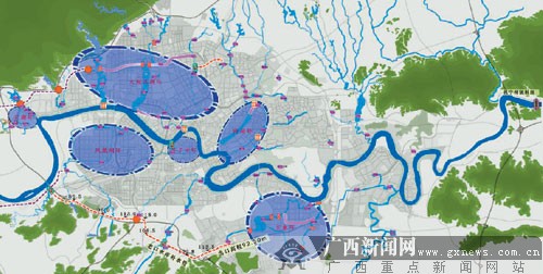 南宁水城示意图 南宁水城示意图