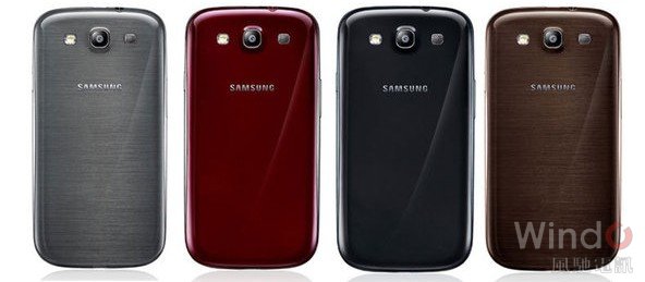 各种颜色的Galaxy S3