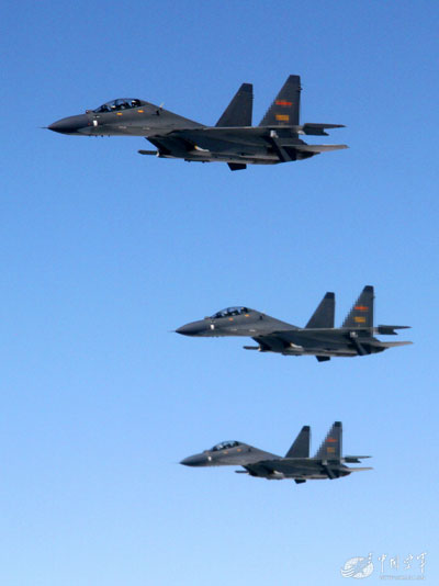 中国空军参赛的3架苏-30战机 中国空军参赛的3架苏-30战机