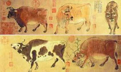 唐·韩滉《五牛图》 唐·韩滉《五牛图》