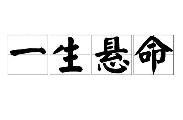 一生悬命(日语短语)