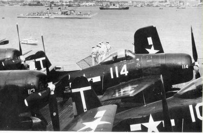 1948~49 年 塔拉瓦”号航母上搭载的 F8F-1 1948~49 年 塔拉瓦”号航母上搭载的 F8F-1