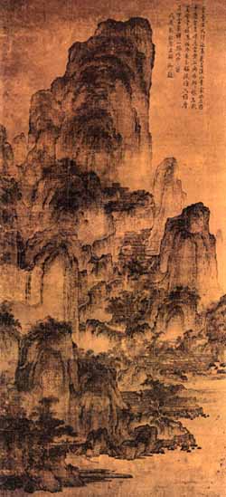 北宋 燕文贵《溪山楼观图》 北宋 燕文贵《溪山楼观图》