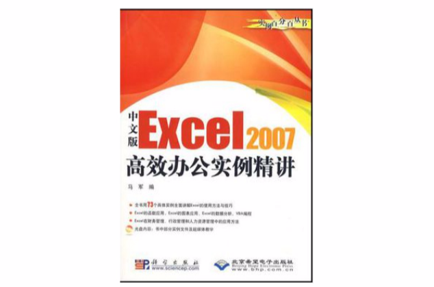中文版Excel 2007高效办公实例精讲